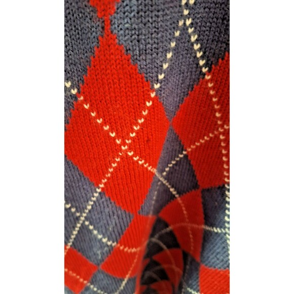 Vintage Phat Farm Crewneck Pullover Sweater Preppy College Plaid Large - Picture 8 of 9